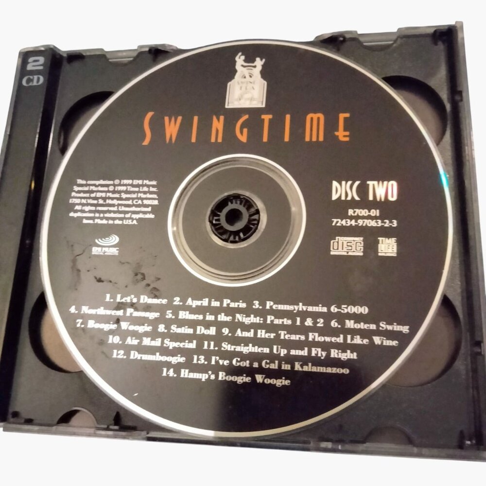 Swingtime 2 Disc CD Music Album Collection